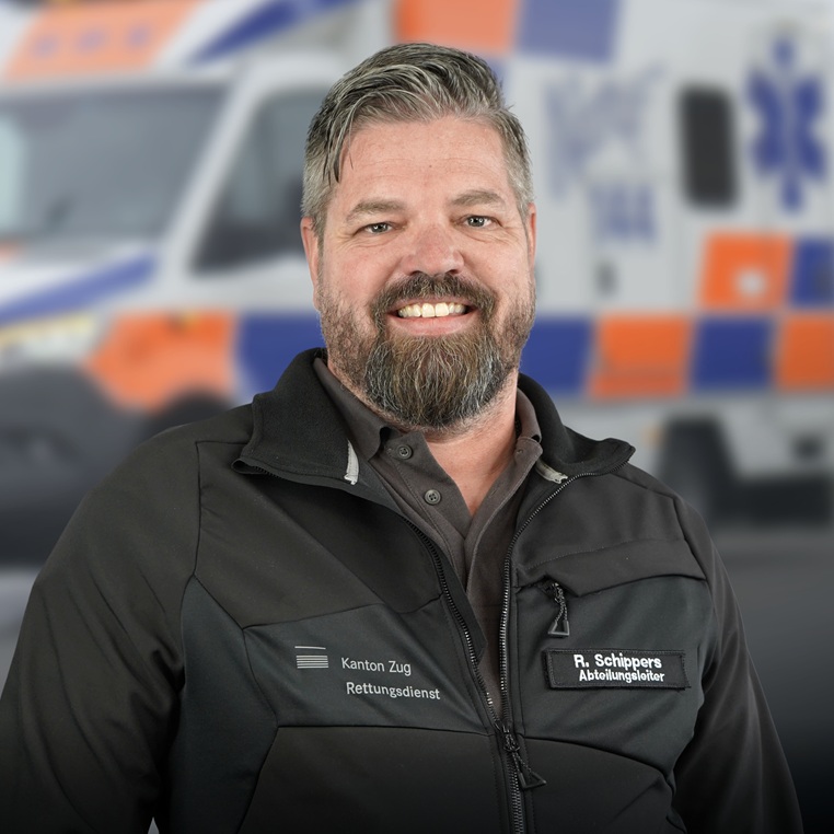 Firstresponder Zug und Defibrillator (AED)