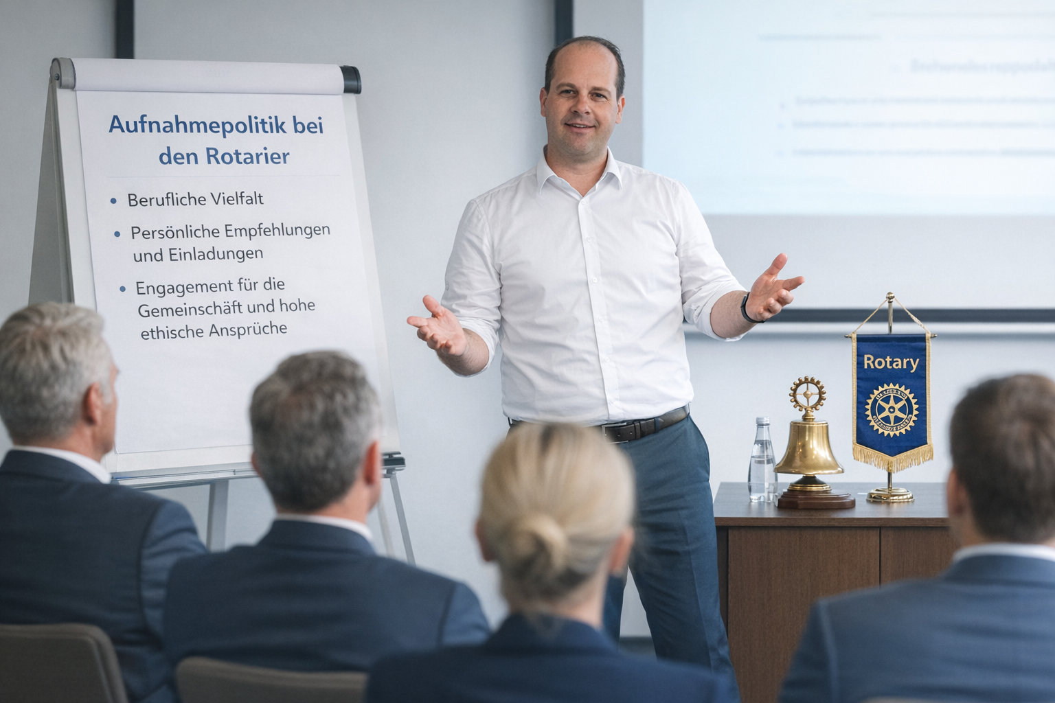 Der Präsident informiert über den 