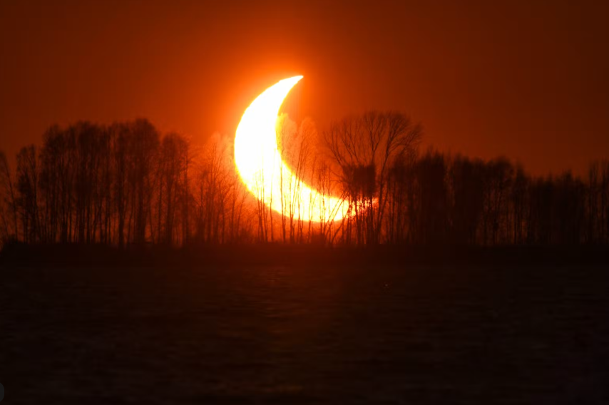 Sonnenfinsternis auf dem Wildspitz
