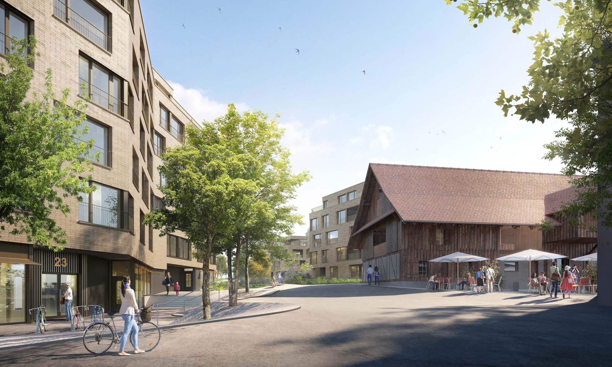 Baustellen-Lunch Linden-Park, Steinhausen