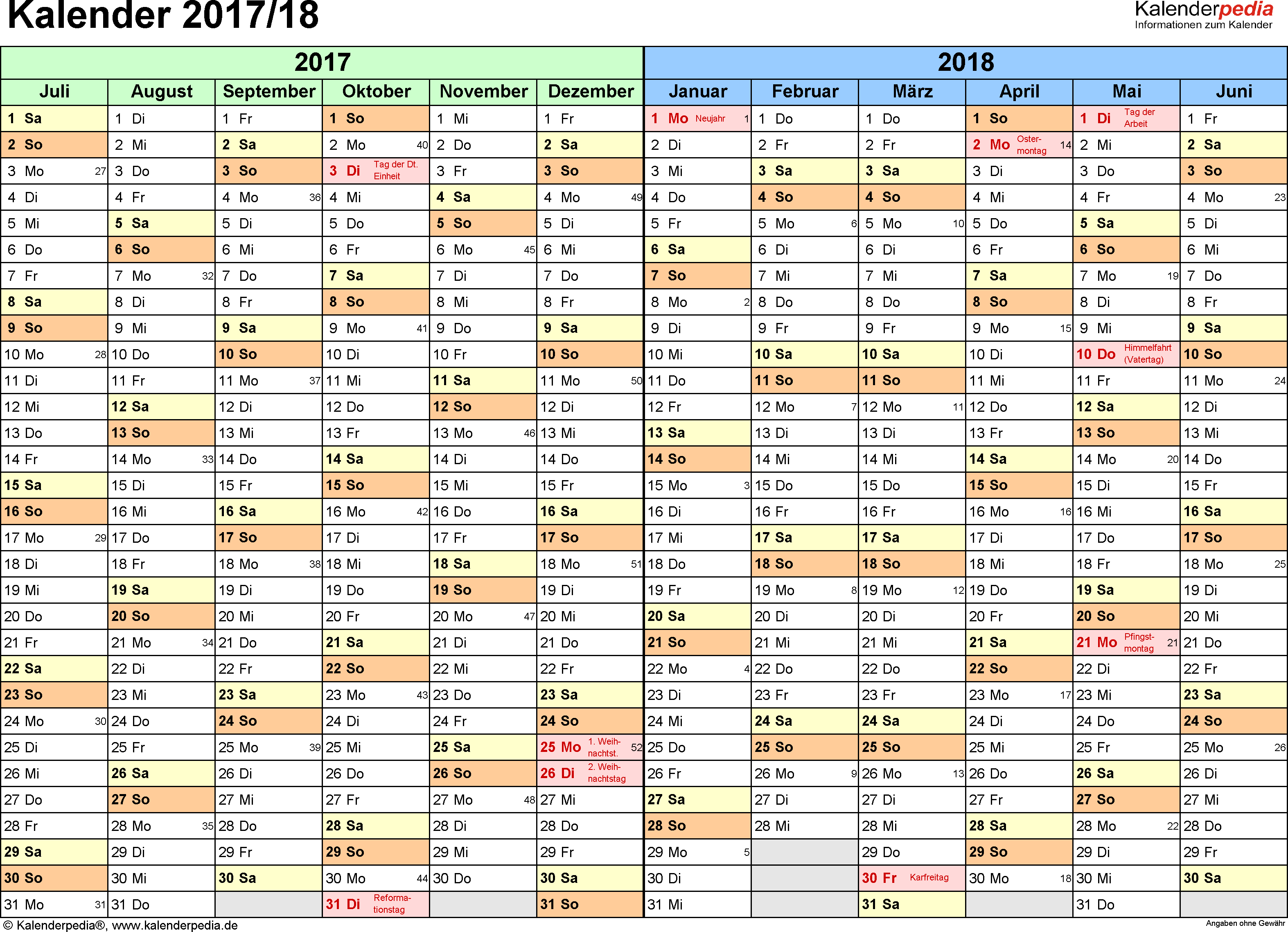 Vorstellung Programm 2017/2018